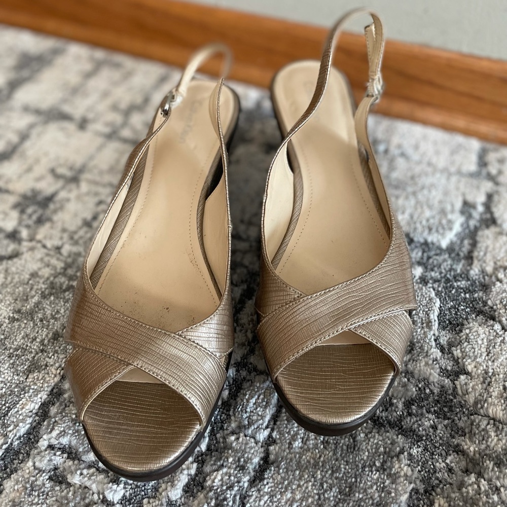 CALVIN KLEIN WEDGE SANDALS
